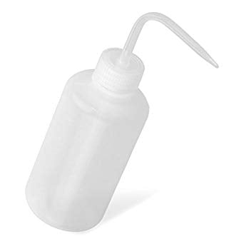250ml Plastic Rinse / Water Squeeze Wash Bottle-Single Needle-SINGLE NEEDLE Stick & Poke Tattoo