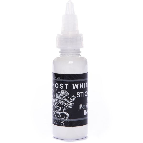 Ghost White - Stick & Poke Tattoo Ink-Single Needle-30ml-SINGLE NEEDLE Stick & Poke Tattoo